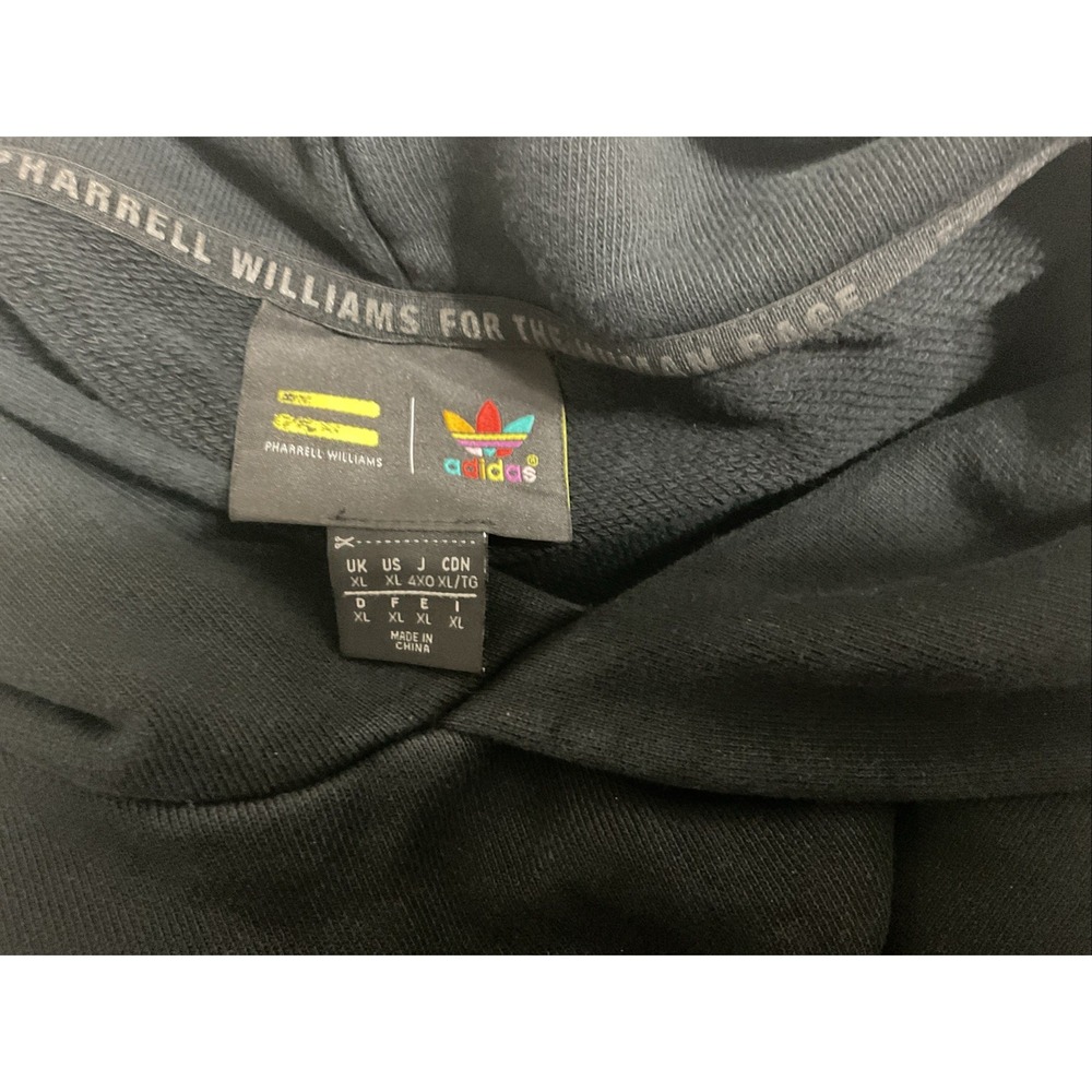 Vintage Adidas x Pharrell Williams Human Race Hoodie Rainbow Trefoil Tag - Picture 6 of 10